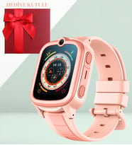 4G Max HD Görüntülü Konuşmalı BTK Kayıtlı GPS Aktif 3 Kordonlu Çocuk Akıllı Saati (Pembe)