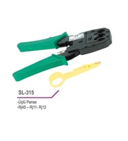 S-LINK SL-315 RJ12,RJ45 Kablo Sıkma Pensesi Yeşil