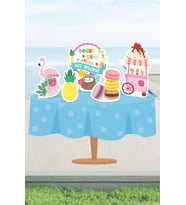 Summer Yaz Temalı Doğum Günü * Masa Üstü Set (Kağın Kağıt)