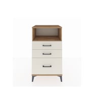 Hyperion Komodin Tek Raflı 3 Çekmeceli 60x44x106 Çam-Aytaşı