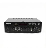 Rose FR-9301 80 Watt 2 Zone Trafolu Mağaza Anfisi Ekolu 2 Mikrofon Girişli Mp3, Bluetooth, SD Kart, Kumandalı