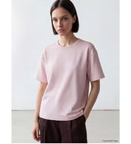 LCW Modest Pembe Taşlı Oversize Soft Touch Kadın Tişört