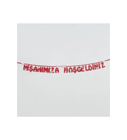 Nişanımıza Hoşgeldiniz Keçe Yazı (Pembe)