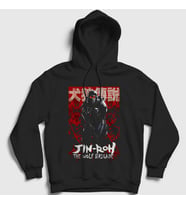 Presmono Unisex Siyah The Wolf Brigade Jin Roh Kapüşonlu Sweatshirt 545411tt