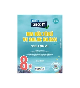 Okyanus Yayınları 8. Sınıf Din Kültürü Ve Ahlak Bilgisi Check-Et Kendini Soru Bankası 