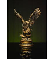 Narçiçeği Takı ve Hediyelik Eşya Özel Tasarım Dekoratif Kartal Bronz Heykel Biblo