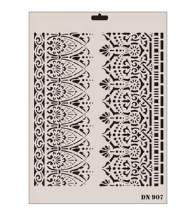 Dantel Seri Dn-907 Stencil 35X25 Cm