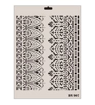 Dantel Seri Dn-907 Stencil 35X25 Cm