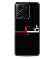 Vivo Y22 Kılıf Silikon Desen Özel Seri Dead Line 1662