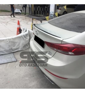  Hyundai Elantra 2012-2017 Bagaj Üstü Spoiler Bagaj Çıtası Piano Black