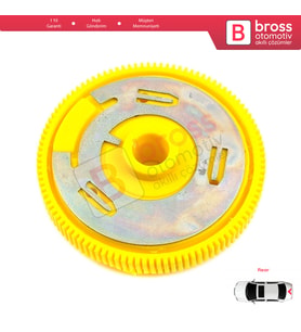 Seat Skoda VW İçin Arka Cam Silecek Dişlisi 6X0955711C Çap 63 mm, 105 Diş