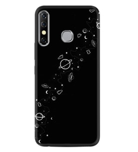 INFINIX Hot 8 Kılıf Silikon Desen Planet 1620