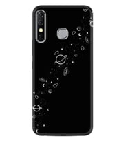 INFINIX Hot 8 Kılıf Silikon Desen Planet 1620