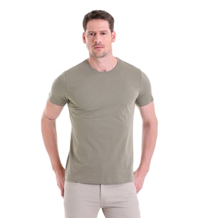 A. Haki ST 22Y Basic Bisiklet Yaka Süprem T.Shirt (S-3XL)