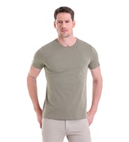 A. Haki ST 22Y Basic Bisiklet Yaka Süprem T.Shirt (S-3XL)