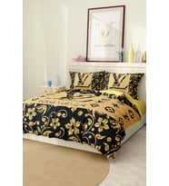 Çift Kişilik Nevresim Takımı Pamuklu Saten Kumaş 6 Parça 3D Dijital Baskı Duvet Cover Set Model.