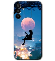 Galaxy A15 Kılıf HD Desen Baskılı Kılıf - Yalnız Kadın