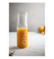 Borosilikat Cam Beyaz Başucu Sürahisi & Cam Sürahi * 600 Ml