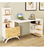 Kalender Dekor Olivia Çalışma Masası - Atlantikcam - Beyaz