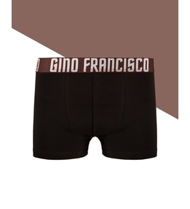 GRİ Pamuklu Tekli Erkek Boxer - Mood Collection (Kahverengi)