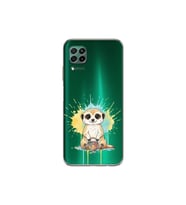 Huawei P40 Lite ile Uyumlu Splash Mirket Tasarımlı Şeffaf Silikon Kılıf