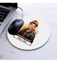 Kişiye Özel Hediye Karikatürlü En Başarılı Erkek Madenci Mousepad