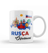 Rusça Öğretmeni Kupa Bardak Porselen