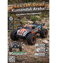 40 cm Dev Boy 4x4 Uzaktan Kumandalı Araba 1:16 Ölçek Şarjlı Off-Road Arazi Aracı