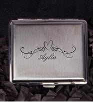 Kişiye Özel Metal Sigara Tabakası 106961 (Krem)