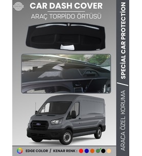 FORD TRANSİT V363 (2019-2023) MAKYAJLI Torpido Örtüsü Torpido Koruma Tam Uyum Kaymaz Kolay Montaj