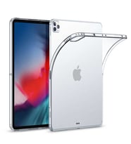 Apple iPad Pro 12.9 Pro 2020 (4.Nesil) Uyumlu Kılıf Zore Tablet Süper Silikon Kapak (Renksiz)