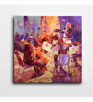 Orkestra Kare Kanvas Tablo