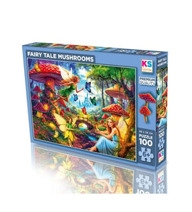 31502 Fairy Tale Mushrooms 100 Parça Puzzle
