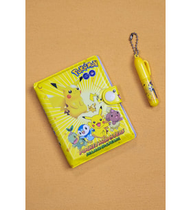 Pokemon Desenli Mini Not Defteri Ve Tükenmez Kalem Set