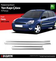 Ford Fiesta Krom Yan Kapı Çıtası 4 Prç 2002-2006