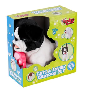 Pr66308-25T Tasmalı Yürüyen Peluş Fransız Köpeği