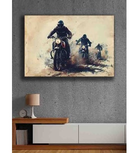 Koç stüdyo Modern tasarım kanvas tablo 50x70 (Çok Renkli)