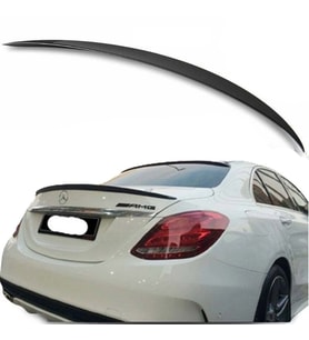 Mercedes C Class W205 AMG Bagaj Üstü Spoiler Abs Plastik 2015-