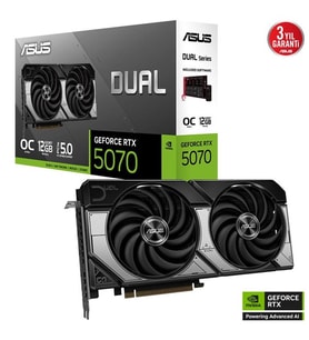ASUS 12GB DUAL RTX5070-O12G GDDR7 HDMI-DP PCIE 5.0