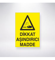 Dikkat Aşındırıcı Madde