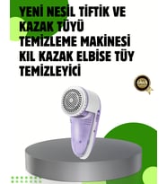 Pamuk Tiftik Tüy Temizleme Makinesi 5W – 3 Bıçaklı Sistem