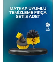 Northcity Kıllı Matkap Fırçası Başlığı - Derinlemesine Temizlik İçin Dayanıklı ve Hızlı Çözüm