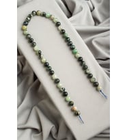 Jasper Doğal Taş Parlak Küre Kesim 8mm Dizi [AB+]