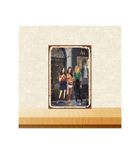 Türkan Gülşen Filiz 20-30 Cm Retro Ahşap Tablo Tkfx4984