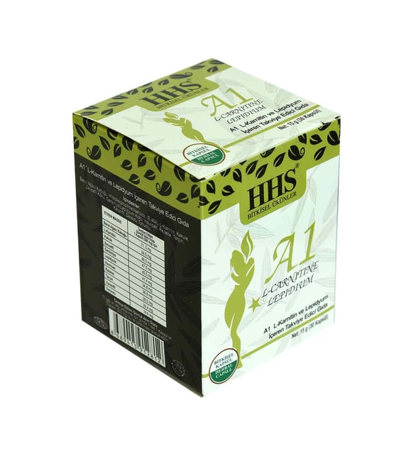 Hhs A1 L-Carnitine Lepidium Bitkisel 30 Kapsül X 3 Adet
