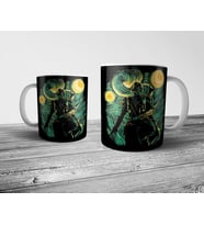 Pixxa The Mandalorian Yıldızlı Gece Starry Night - Star Wars Kupa Bardak Model 1