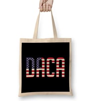 Defend DACA Dreamers Patriotic USA Political Bez Çanta Uzun Saplı