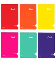 Keskin Color 80 Yaprak Çizgili A4 Defter Pp Kapak Karışık - 4 adet