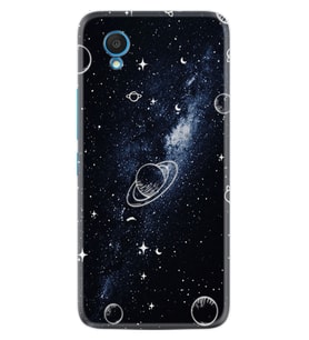 Alcatel 1 2022 Kılıf Resimli Desenli Silikon Platinium Series Galaxys 1898
