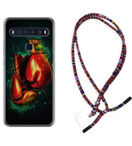 TCL 10L 10 Plus 10SE 20E 20SE 30 L7 Kılıf Boyun Asklı Rasta Silikon Boks Eldiveni 1763